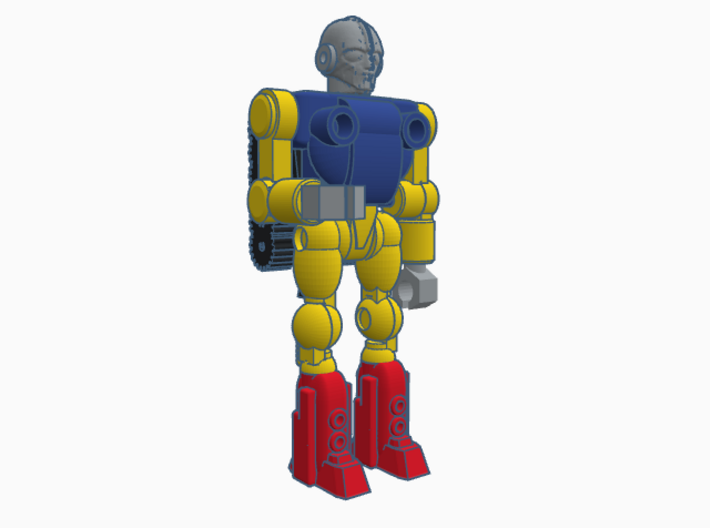 Cosmoguy Cosmobot Micronauts Figure 3d printed Cosmoguy
