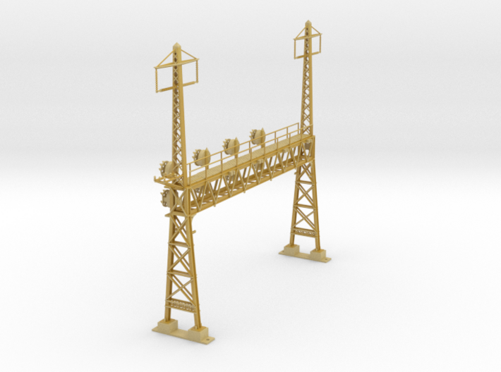 CATENARY PRR BEAM SIG 4 TRACK 2PHASE N SCALE  3d printed 
