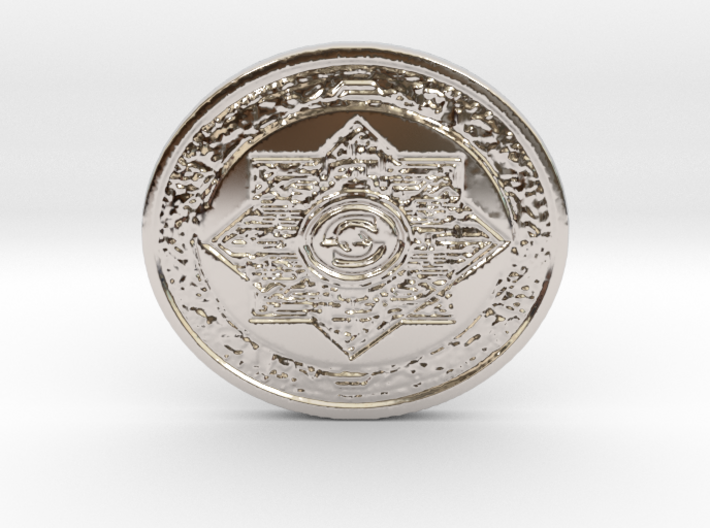 The Divine Wealth Coin 3d printed