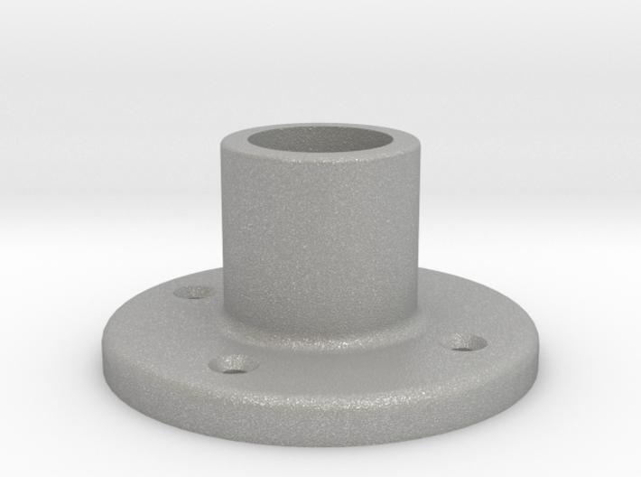 Wall Plate - 131 - For 26.9mm OD Pipe 3d printed