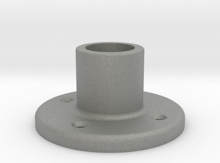 Wall Plate - 131 - For 26.9mm OD Pipe 3d printed
