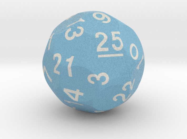 d25 Optimal Packing Sphere Dice 3d printed