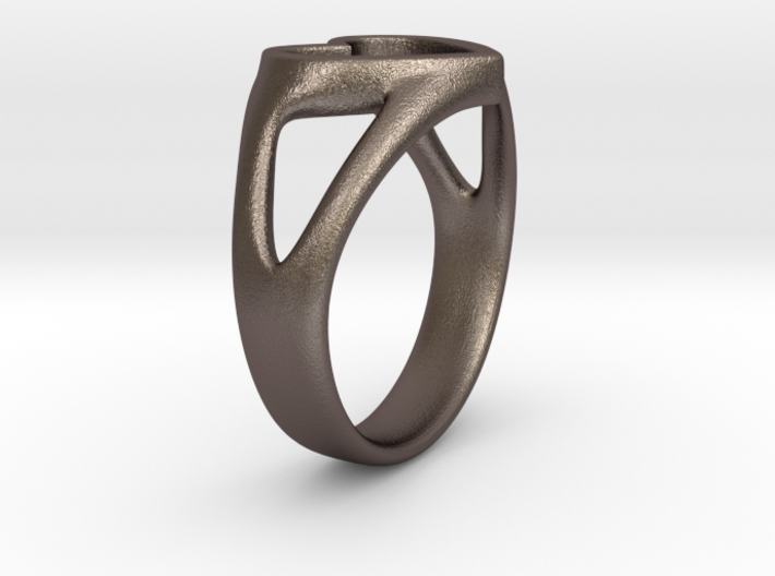Caterina Heart ring 3d printed