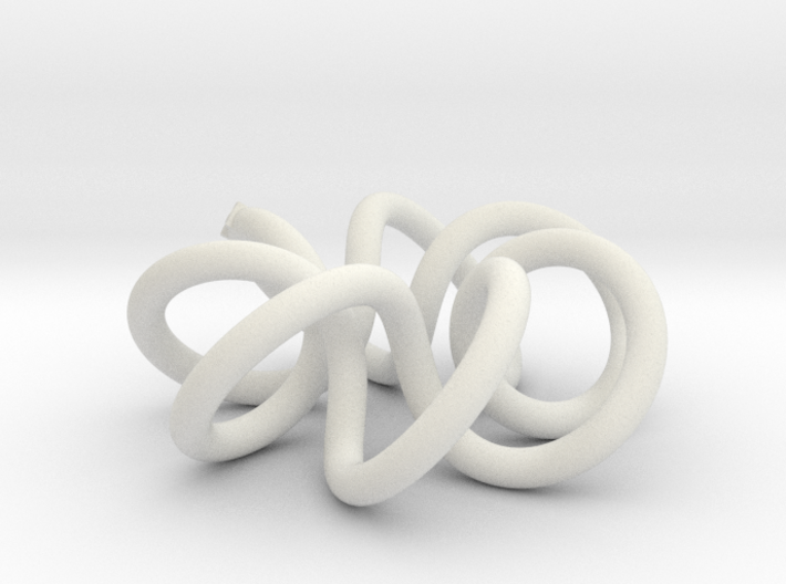 Torus Knot (2,7) 3d printed 