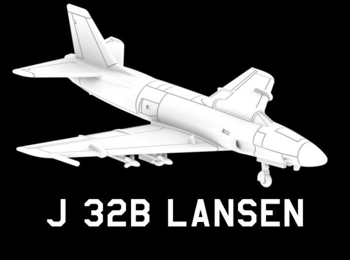 J 32B Lansen (Loaded) 3d printed