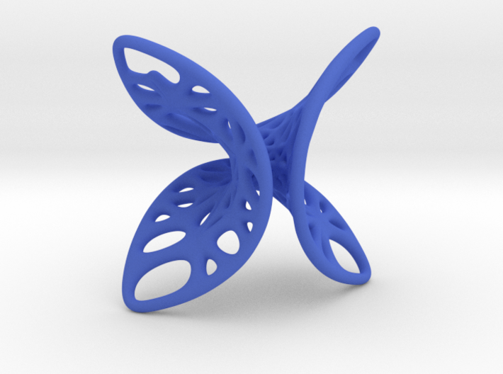 Geometric Butterfly Pendant 3d printed