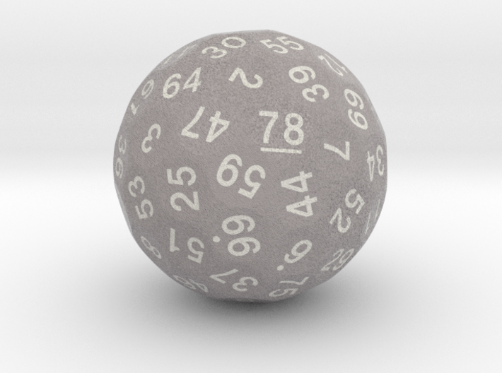 d78 Sphere Dice &quot;From True Love&quot; 3d printed
