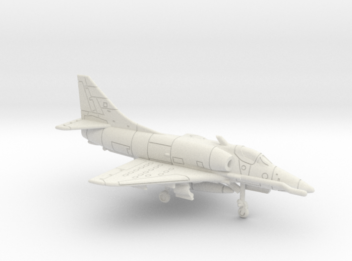 7cm A-4K Skyhawk (Loaded/Gear Up) 3d printed 