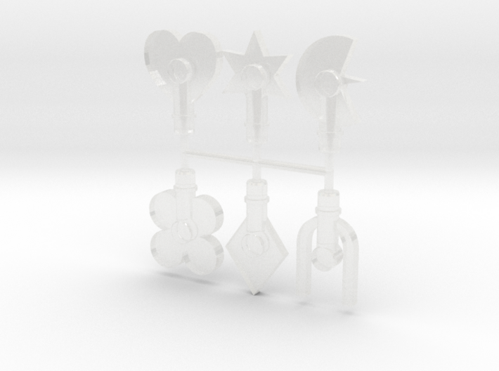 Lucky Charms Alien Weapon Set Micronauts 3d printed