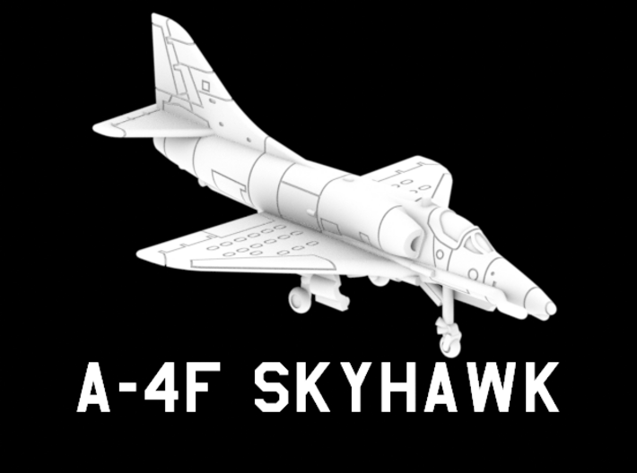 A-4F Skyhawk (Blue Angels) 3d printed