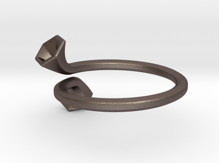 Double Trumpet Ring 2 3d printed