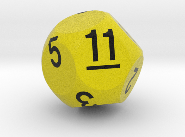 d11 Sphere Dice &quot;Pipers Piping&quot; 3d printed