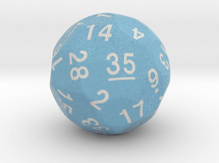 d35 Sphere Dice &quot;Jump and Jive&quot; 3d printed