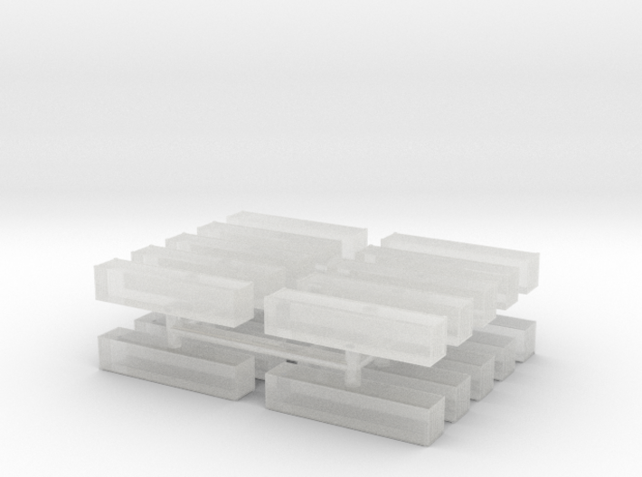 40´Container 1/550 20pcs. 3d printed