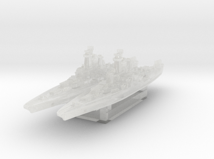 USS Tennessee 1945 1/4800 3d printed