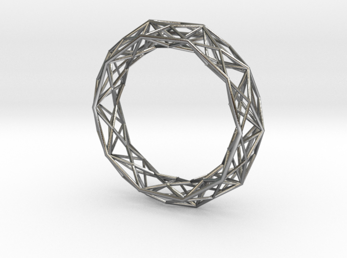 Geometric bracelet &quot;Constructionist&quot; 3d printed