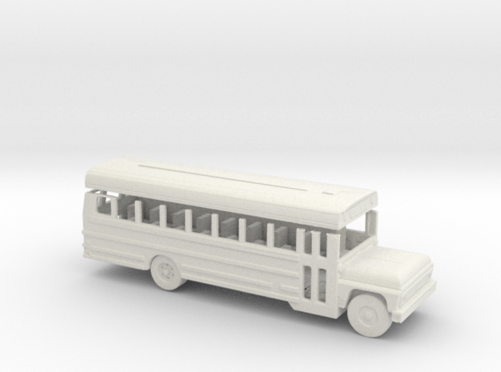 1/72 Scale 1962 Ford B600 Bus 3d printed