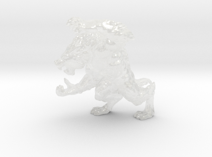 Pack Leader Werewolf HO scale 20mm miniature model 3d printed
