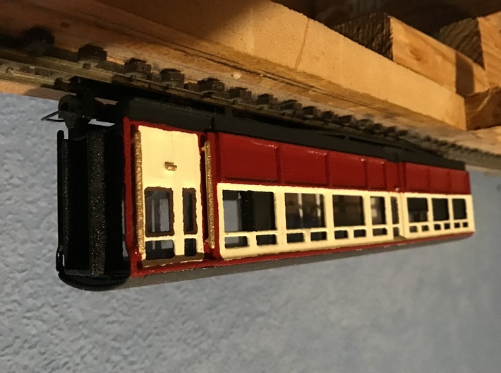 FR Superbarn service coach NO.125 refurbished 3d printed The finished product 