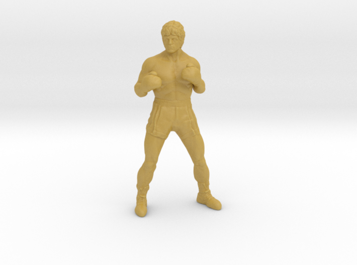 Rocky Balboa HO scale 20mm miniature model pro box 3d printed