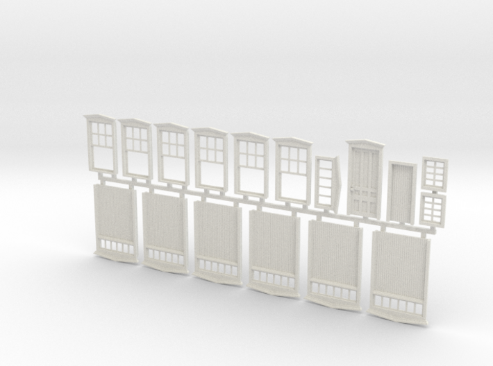 North East PA Freight House Windows and Doors 3d printed