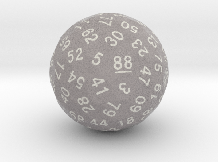 d88 Sphere Dice &quot;Air-Constellation&quot; 3d printed