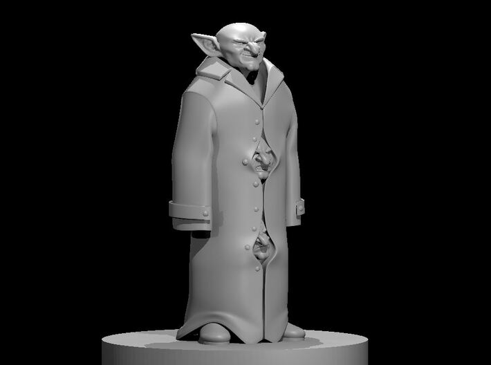 Normal Commoner. NOT Three Goblins in a Trenchcoat 3d printed