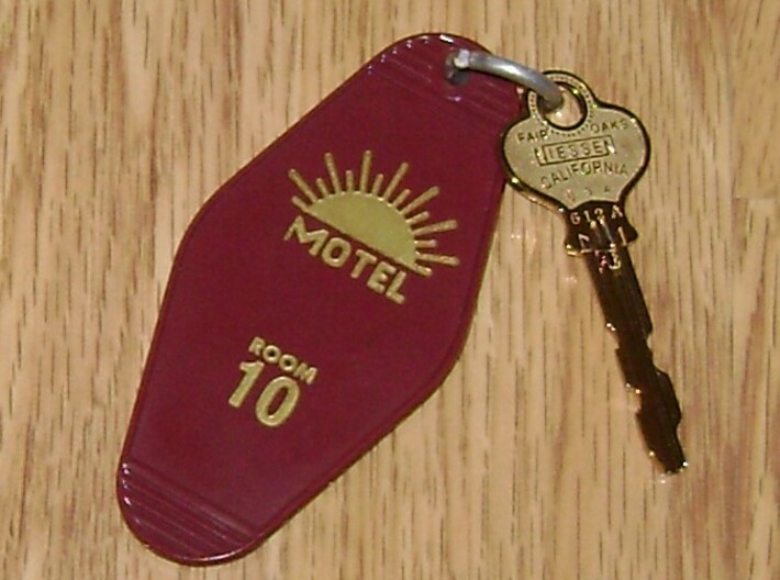 Room 10 key 3d printed fob not included