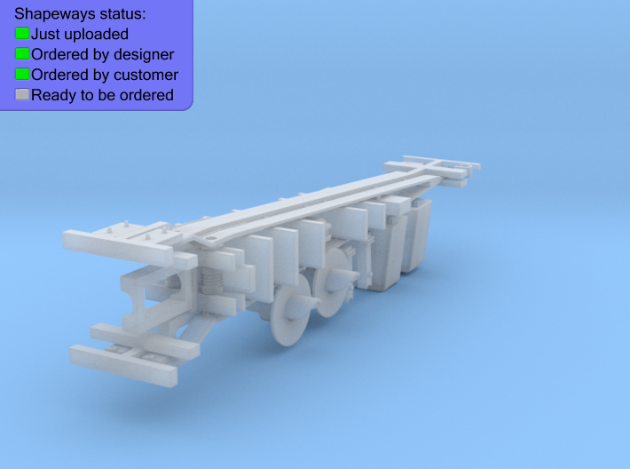 HO: Swedish - lattice barrier (32_2021) 3d printed