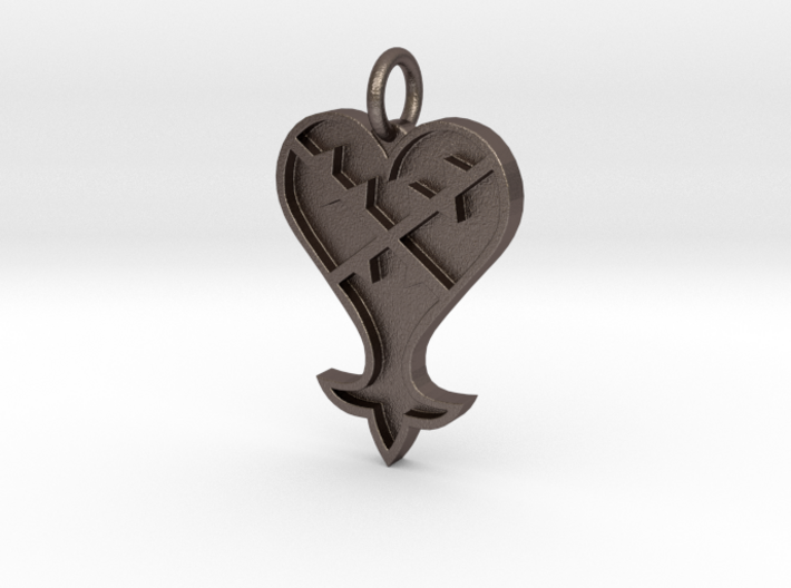 Kingdom Hearts best friends necklaces Laser cut black red plastic | eBay