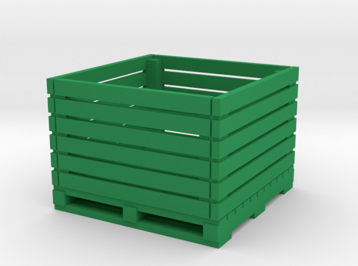 1/64 scale vegetable crate 3d printed