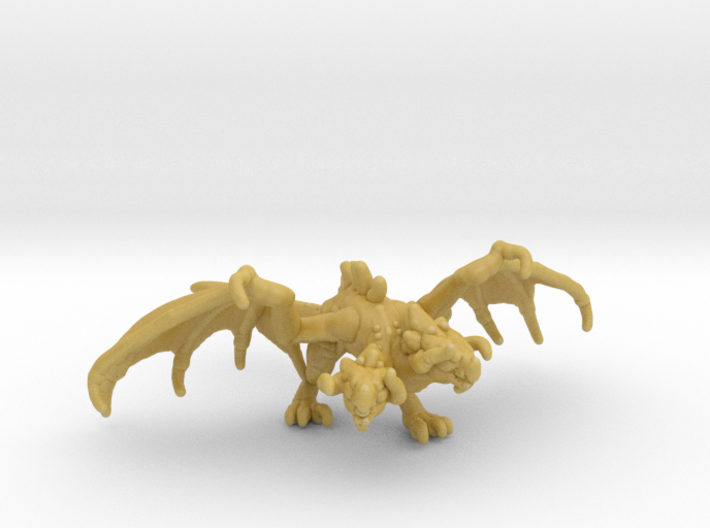 Two Headed Wyvern Epic monster miniature model 6mm 3d printed