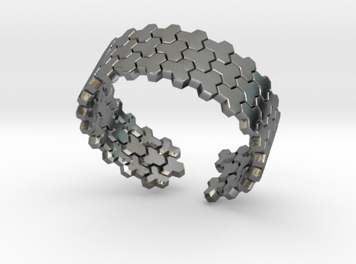 Honeycomb [Tesselation ring] 3d printed