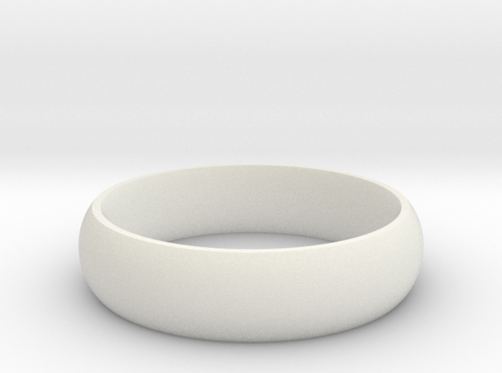 5mm Wedding Band Comfort Fit 3d printed