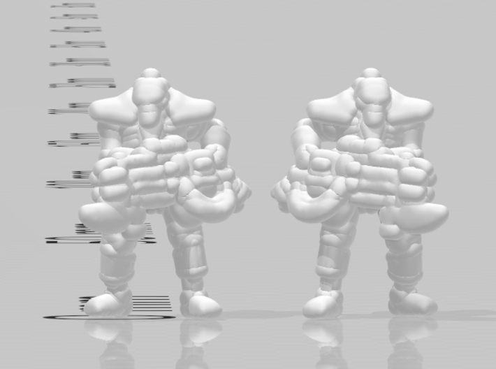 Space Skeleton Immortal 6mm Epic Infantry figures 3d printed 