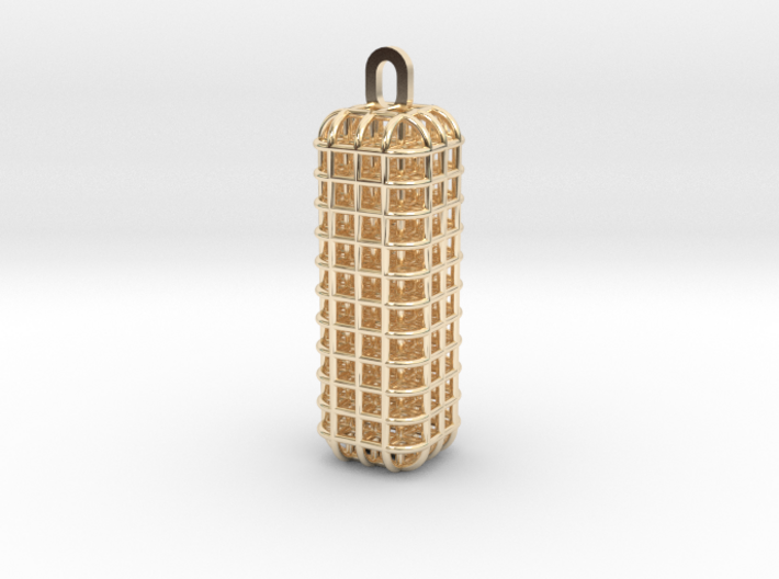 Pendant with squares design 3d printed
