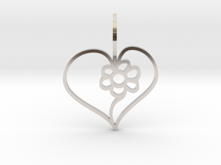 Flowering Heart 3d printed