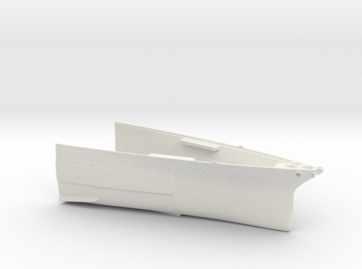 1/600 USS West Virginia (1941) Bow 3d printed