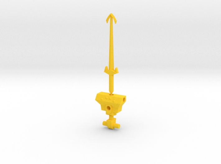 Ancient Ruler Emperor Micronauts Figure 3d printed Yellow Parts