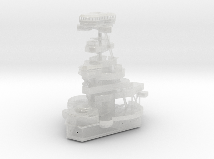 1/350 HMS Barham Superstructure Forward Bridge 3d printed