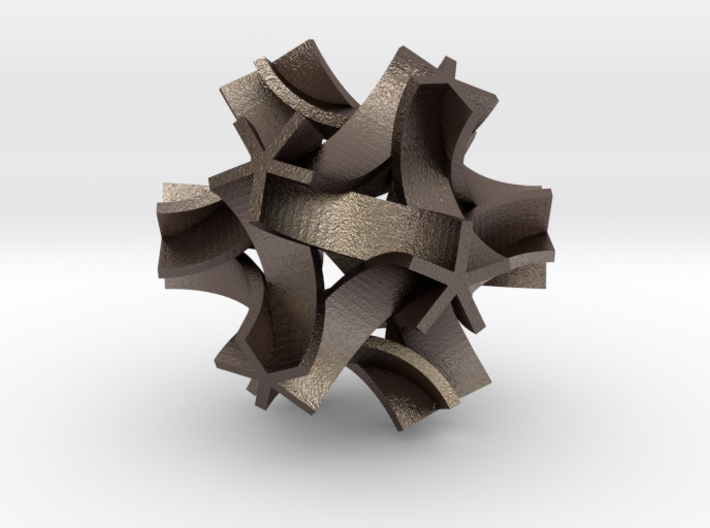 Origami I, pendant 3d printed