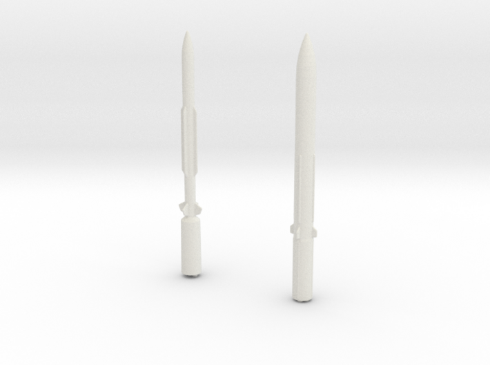 1/72 Scale SSM-3 Block I and II Missile 3d printed