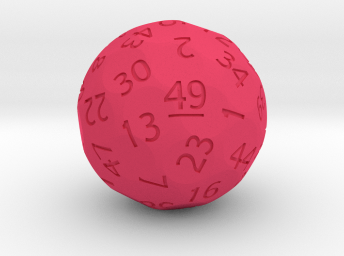 d49 Sphere Dice (Regular Edition) 3d printed