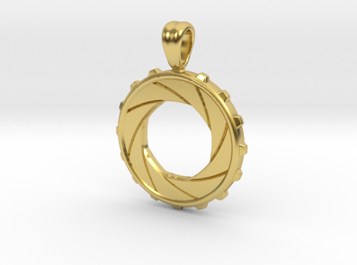 Diaphragm [pendant] 3d printed