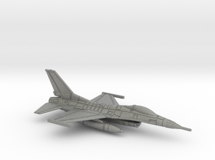 9cm F-16A Viper (Drop Tanks, Gear Up) 3d printed
