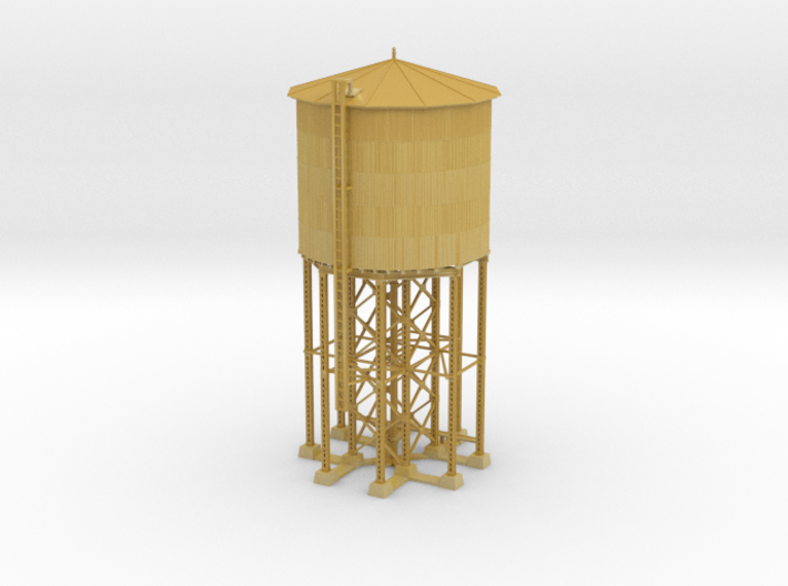 N Scale Southern Pacific Railroad Water Tank 3d printed
