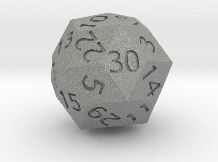 d30 Rhombic Triacontahedron 3d printed