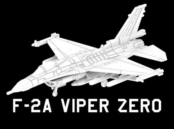 F-2A Viper Zero (Loaded) 3d printed