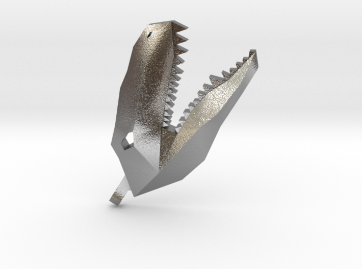 Geometric Dinosaur Pendant 3d printed