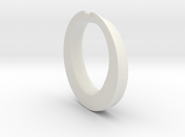 43mm P12 Chastity retainer ring 3d printed